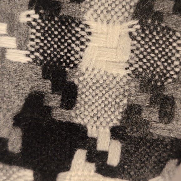 Loft Ann Taylor Black and White tweed Skirt Size Large - Picture 11 of 12